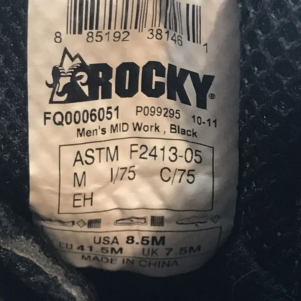 Rocky TrailBlade Composite Toe Waterproof FQ0006051 MidHi EH Reflective 8.5 Boot